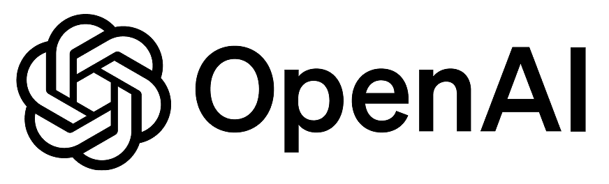 Logotipo da OpenAI, líder em inteligência artificial e sistema integrado ao Tactium para automação avançada e geração de linguagem natural.